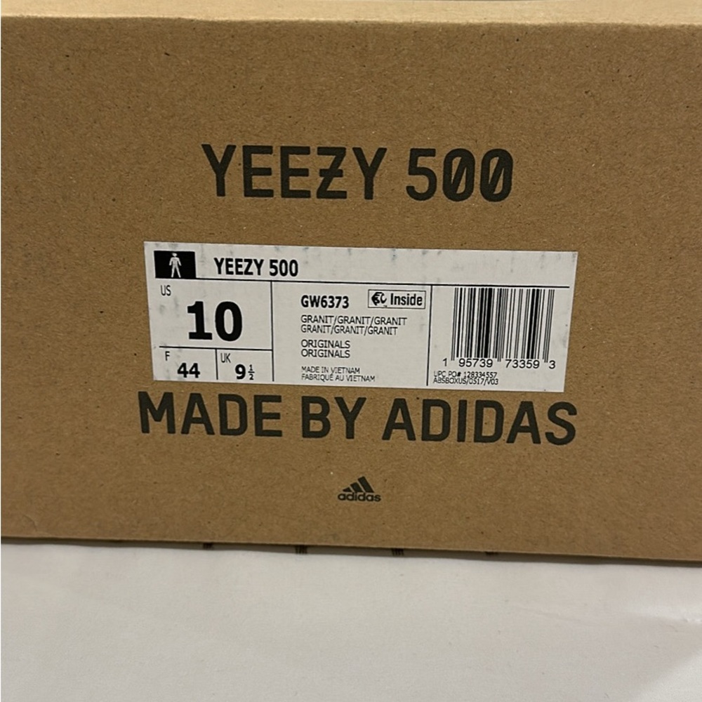 Brand new never worn adidas Yeezy 500 “Granite” is a neutral gray